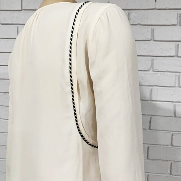 J Crew Women’s Cream Trim Top - Picture 9 of 12